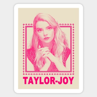 Anya Taylor Joy Vintage Retro Style Sticker